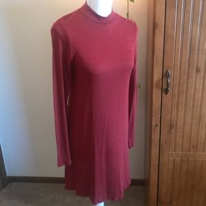 Mock Turtleneck Dress